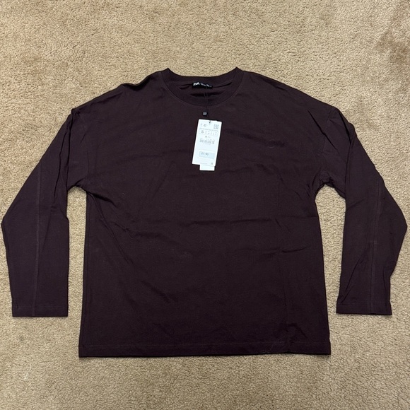 Zara Tops - Zara women basic long sleeve tee. Small. NWT!